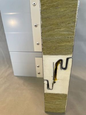 Glasswool Fire Rated Curved Sandwich Panel PIR Wall Panel Outdoor
