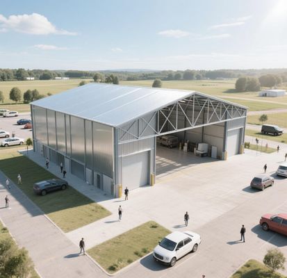 Customized Modern Prefabricated Metal Warehouse Quick-Assembly