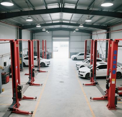 Large Scale Customized Prefab Steel Warehouse Buildings For Automobile Serviced