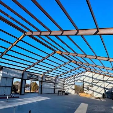 Structural Prefabricated Metal Warehouse Construction Building Eco Friendly