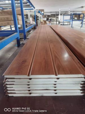 Decorative Puf Insulated Roofing Sheets Aluminium Foam Sandwich Panels External Wall