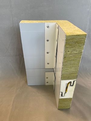 Glasswool Fire Rated Curved Sandwich Panel PIR Wall Panel Outdoor