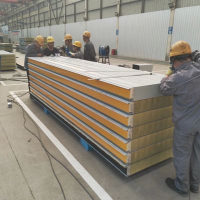 Effective Noise Reduction Acoustic Sandwich Panel With Steel Thickness 0.4-0.8mm