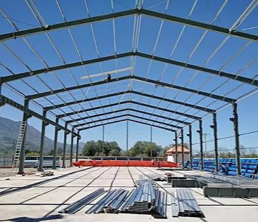 Baodu Prefabricated Modular Industry Iron Steel Structure Fabrication Structural Hangar Warehouse Building for Workshop